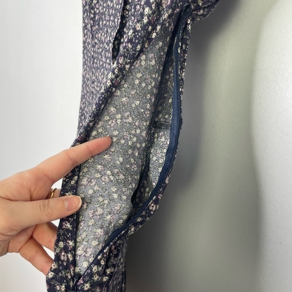 American Eagle open lace up back mini floral dress - Picture 5 of 11